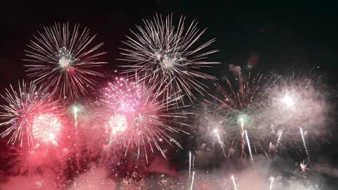 Fireworks, fireworks show, firework display Stock Footage 271213151