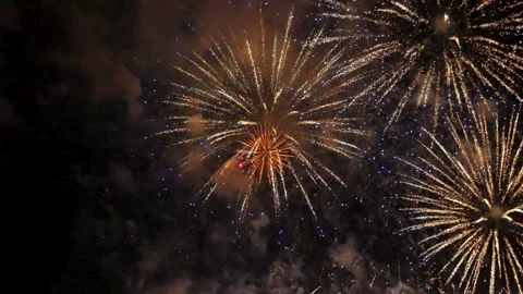 Fireworks, fireworks show, firework display Stock Footage 271213185