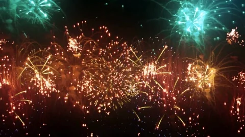 Fireworks, fireworks show, firework display Stock Footage 271213200