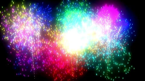 Fireworks, fireworks show, firework display Stock Footage 271213206