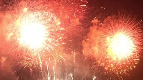 Fireworks, fireworks show, firework display Stock Footage 271213271