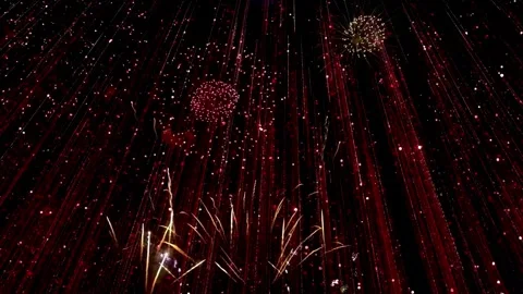 Fireworks, fireworks show, firework display Stock Footage 271213312
