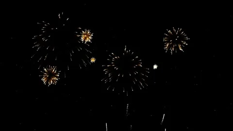 Fireworks, fireworks show, firework display Stock Footage 271213343