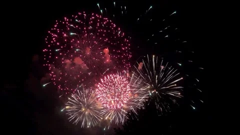 Fireworks, fireworks show, firework display Video stock 271213409