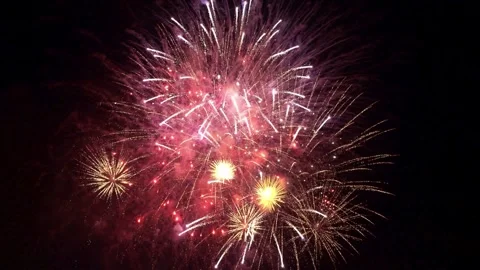 Fireworks, fireworks show, firework display Stock Footage 271213410
