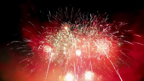 Fireworks, fireworks show, firework display Stock Footage 271213413