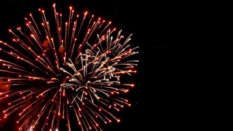 Fireworks, fireworks show, firework display Stock Footage 271213430