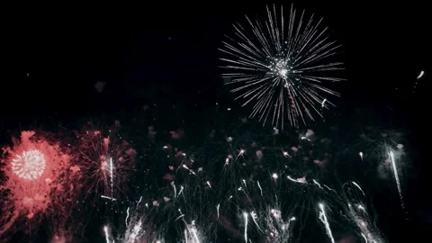 Fireworks, fireworks show, firework display Video stock 271213446