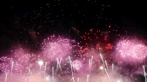 Fireworks, fireworks show, firework display Stock Footage 271213450