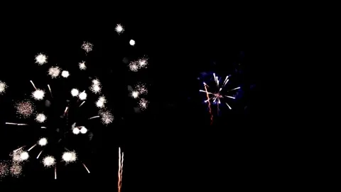 Fireworks, fireworks show, firework display Stock Footage 271213630