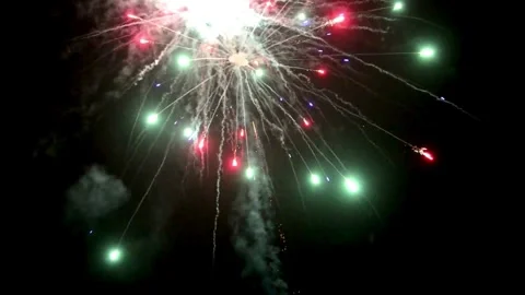 Fireworks, fireworks show, firework display Stock Footage 271213689