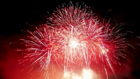 Fireworks, fireworks show, firework display Stock Footage 271213701