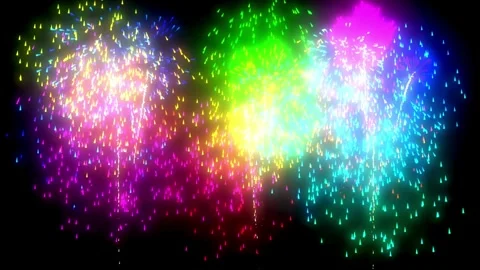 Fireworks, fireworks show, firework display Stock Footage 271213800