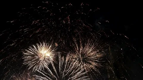 Fireworks, fireworks show, firework display Stock Footage 271213802