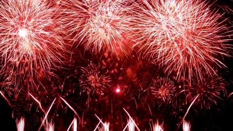 Fireworks, fireworks show, firework display Stock Footage 271213827