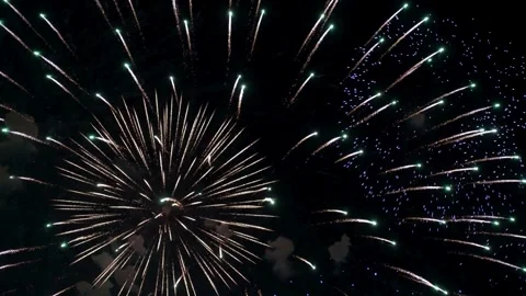 Fireworks, fireworks show, firework display Stock Footage 271213838