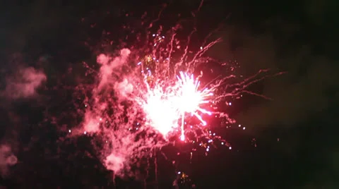 Fireworks flare Stock Footage 25069191