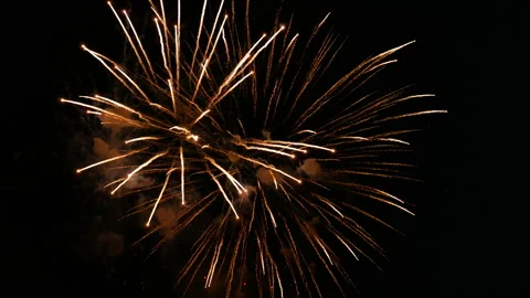 Fireworks fly in the sky. Видео 111472467