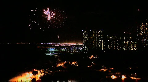 Fireworks Stock Footage 146376