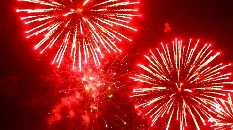 Fireworks  Stockbeeldmateriaal 458364