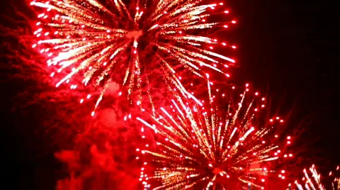 Fireworks   Stock Footage 458408