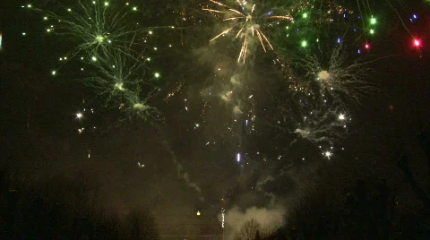 Fireworks Stock Footage 625693
