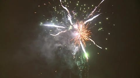 Fireworks Stock Footage 1080870