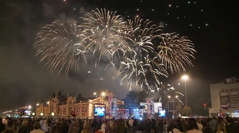 Fireworks Vídeos de archivo 7730155