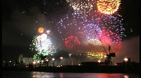 Fireworks Stock Footage 8990466