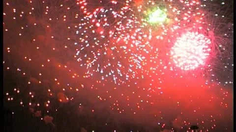 Fireworks Video stock 8990499