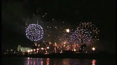 Fireworks Stock Footage 8990629