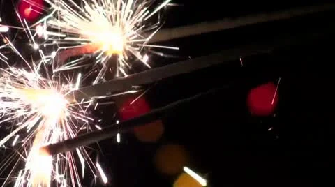 Fireworks Stock Footage 10588204