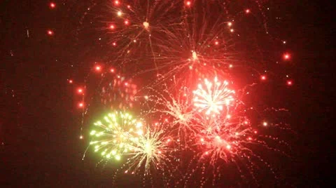 FIREWORKS Video stock 12488440