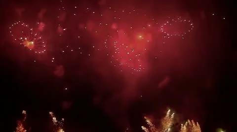 Fireworks Stock Footage 12667296