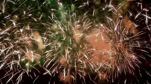 Fireworks Stock Footage 12667500