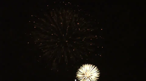 Fireworks Stock Footage 24673953