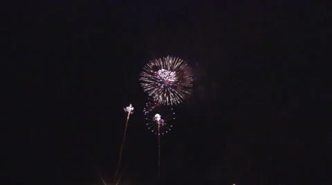 Fireworks Stock Footage 24673994
