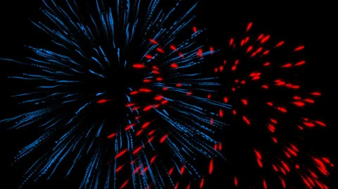 Fireworks Stock Footage 24707103