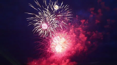 Fireworks Stock Footage 25089777