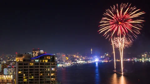 Fireworks Stock Footage 33585037