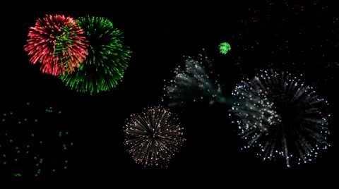 Fireworks Stock Footage 39827122