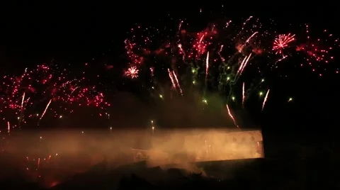 Fireworks Stock Footage 41546215