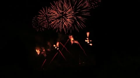 Fireworks Stock Footage 41549636