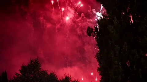 Fireworks Stock Footage 44540521