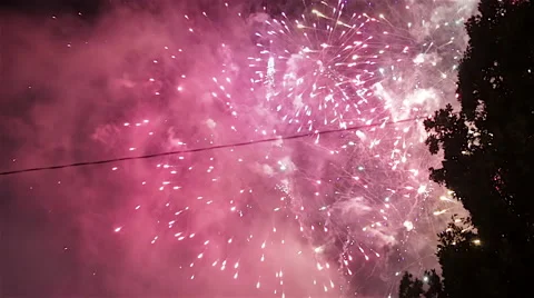 Fireworks Stock Footage 44541987