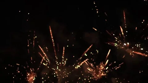 Fireworks Stock Footage 76866755