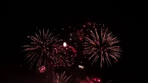 Fireworks Stock Footage 76866769