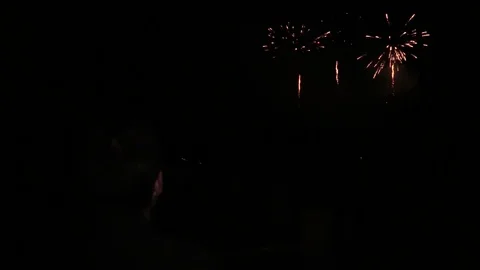 Fireworks Stock Footage 76866926