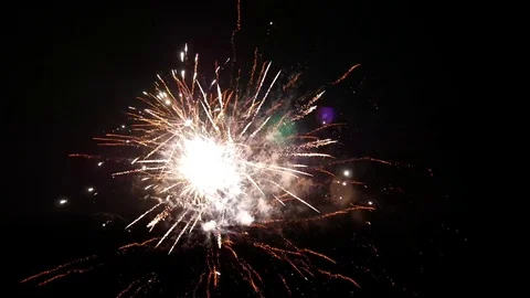 Fireworks Stock Footage 79628517