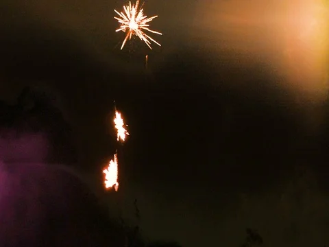 Fireworks Stock Footage 80383154